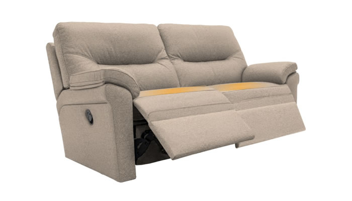 G Plan Seattle Heated 2.5 Seater Manual Recliner Grano Coconut